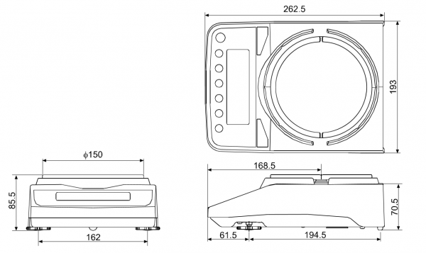เครื่องชั่งดิจิตอล ทศนิยม 2 ตำแหน่ง AND รุ่น FZ-3000i - Image 2