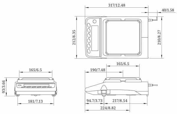เครื่องชั่งดิจิตอล ทศนิยม 2 ตำแหน่ง AND รุ่น GF-6002A - Image 2