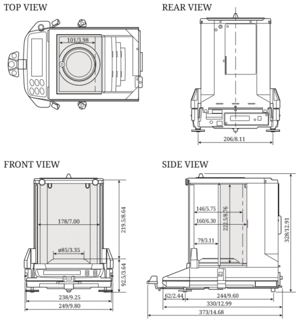 เครื่องชั่งดิจิตอล ทศนิยม 4 ตำแหน่ง AND รุ่น GR-200 - Image 2
