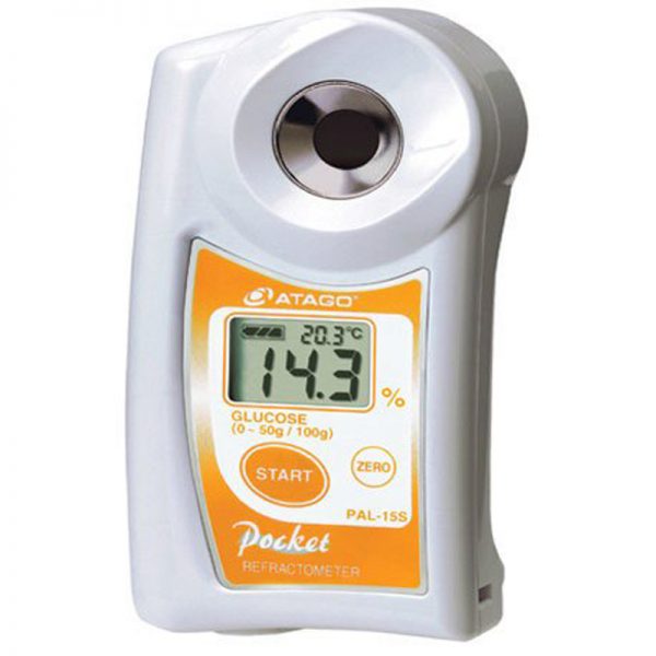 เครื่องวัดน้ำตาลกลูโคส Glucose Refractometer แบบดิจิตอลรุ่น PAL-15S