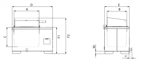 อ่างควบคุมอุณหภูมิ รุ่น WTB11 ฝา Slope ผลิตภัณฑ์ MEMMERT - Image 2