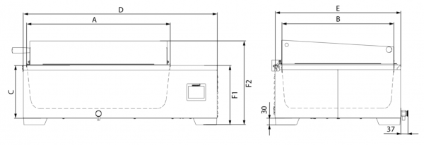 อ่างควบคุมอุณหภูมิ รุ่น WTB35 ฝา Slope ผลิตภัณฑ์ MEMMERT - Image 2